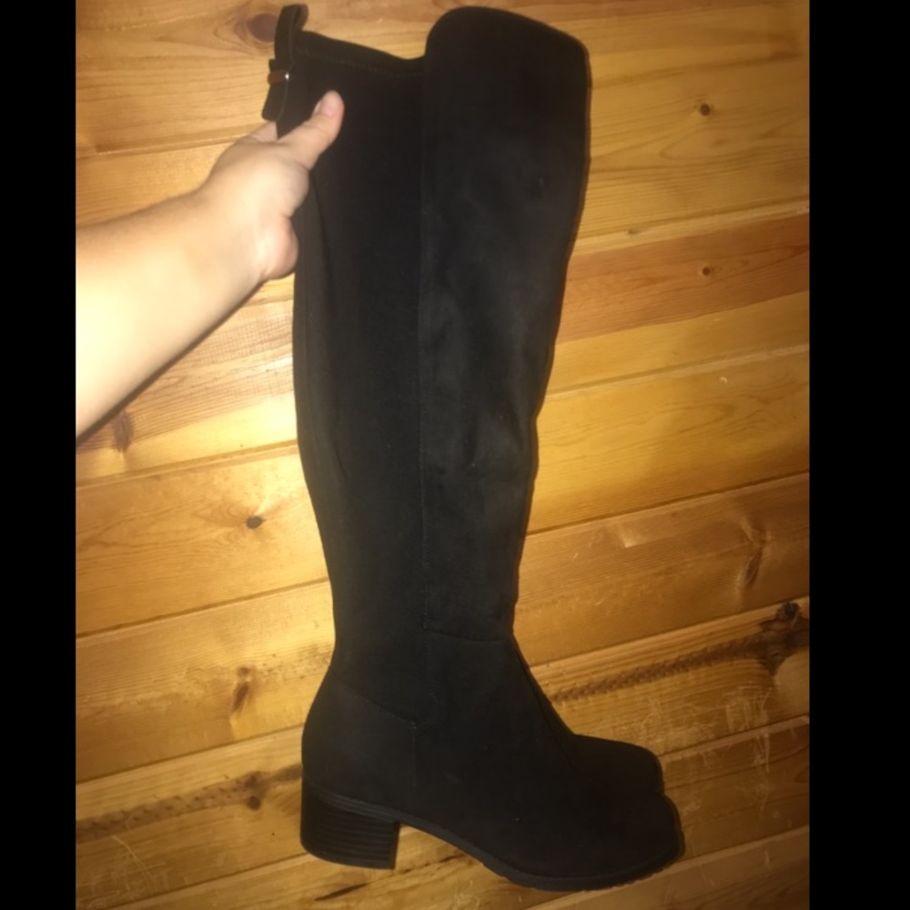 Unisa Black Over the Knee Boots